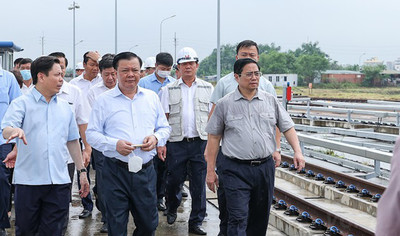 Thủ tướng Phạm Minh Chính đốc thúc tiến độ đường sắt Nhổn - Ga Hà Nội
