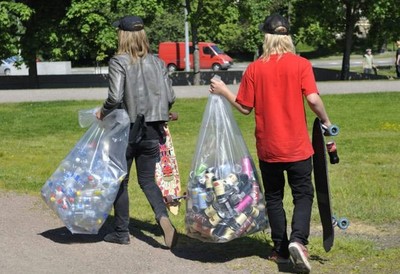 Khám phá thú vị ở Phần Lan: Ai cũng đổi chai lọ lấy tiền