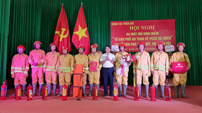 Bắc Giang: Ra mắt mô hình Tổ dân phố an toàn về phòng cháy, chữa cháy