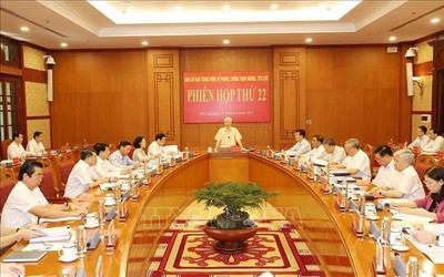 Tổng Bí thư Nguyễn Phú Trọng chủ trì họp Ban Chỉ đạo Trung ương về phòng, chống tham nhũng, tiêu cực