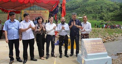Yên Bái: Khánh thành 2 cây cầu "Khuyến học - Dân trí"