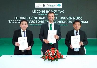 Công bố hợp tác về bảo tồn tài nguyên nước tại các lưu vực sông trọng điểm của Việt Nam
