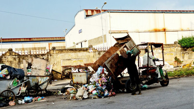 Việt Yên: Điểm tập kết rác thải gây ô nhiễm môi trường