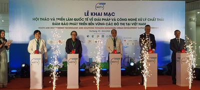 Khai mạc Hội thảo - Triển lãm quốc tế về Giải pháp và Công nghệ xử lý chất thải đô thị tại Việt Nam