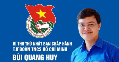 Anh Bùi Quang Huy được bầu làm Bí thư thứ nhất Trung ương Đoàn TNCS Hồ Chí Minh