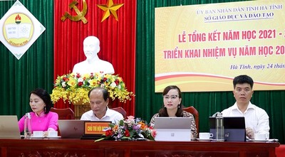 Hà Tĩnh: Tổ chức Lễ tổng kết năm học 2021-2022, triển khai nhiệm vụ năm học mới