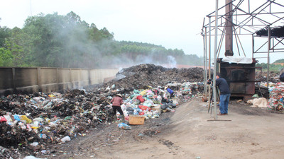 Tỷ lệ rác thải thu gom được xử lý toàn tỉnh Bắc Giang khoảng 800 tấn/ngày
