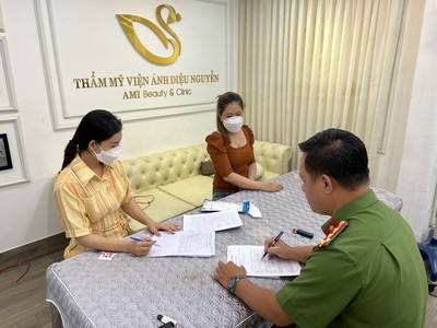 Đà Nẵng: Đình chỉ, phạt 210 triệu đồng 1 thẩm mỹ viện nâng mũi, cắt mí trái phép