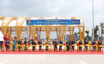 Thủ tướng Phạm Minh Chính dự lễ khánh thành tuyến đường Cao tốc Vân Đồn - Móng Cái