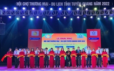 Hội chợ Thương mại - Du lịch Tuyên Quang năm 2022 đã được khai mạc