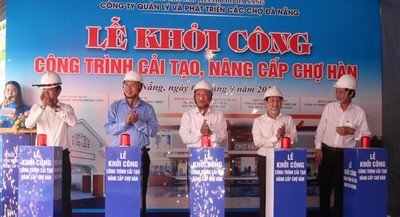 Đà Nẵng: Khởi công công trình nâng cấp và cải tạo chợ Hàn