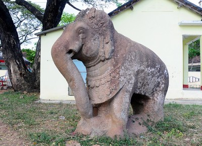 Bình Định: Hai tượng voi đá được đề nghị công nhận bảo vật quốc gia