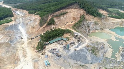 Nghệ An: Bổ sung mức phạt đối với vụ khai thác khoáng sản trái phép ở Quỳnh Lưu