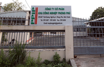 Sacombank đấu giá 18 khoản nợ liên quan đến Khu công nghiệp Phong Phú