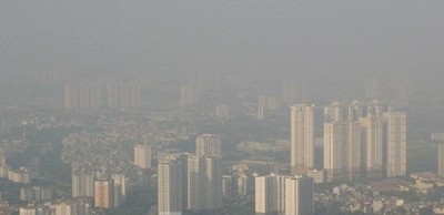 Không khí nhiều nơi ở Hà Nội ô nhiễm