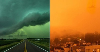 Những bức ảnh siêu thực khiến các nhà khoa học lo ngại BĐKH đang thay đổi màu sắc bầu trời