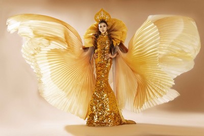 Miss Asia Global 2022: Thanh Nhi chọn bộ trang phục dân tộc Hóa Long