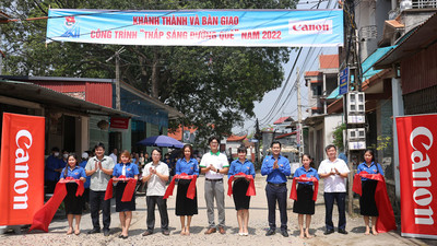 Khánh thành công trình “Thắp sáng đường quê” tại huyện Việt Yên, Bắc Giang