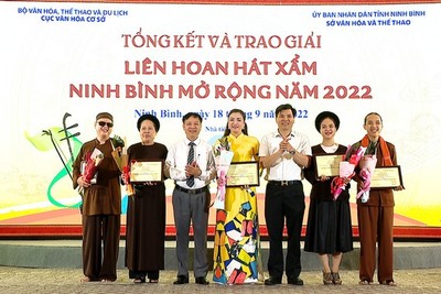 Liên hoan hát Xẩm Ninh Bình mở rộng năm 2022