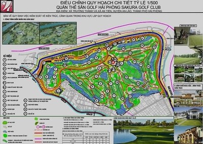 Đẩy nhanh tiến độ dự án sân golf Hải Phòng Sakura Club tại huyện An Lão