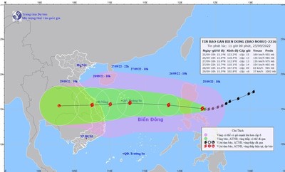 UBND tỉnh Nghệ An ban hành Công điện tập trung ứng phó với bão Noru