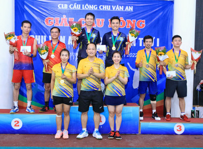 Thanh Trì: Tổ chức giải cầu lông Chu Văn An mở rộng lần thứ 1 năm 2022