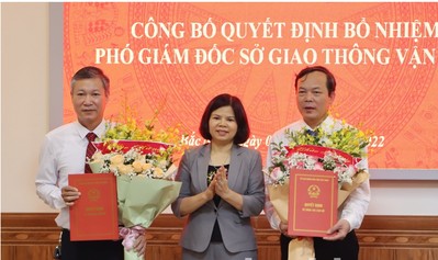 Bắc Ninh trao Quyết định bổ nhiệm Phó Giám đốc Sở Giao thông vận tải