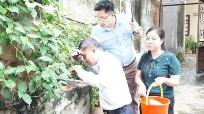 Huyện Thạch Thất phát động chiến dịch vệ sinh môi trường phòng, chống sốt xuất huyết