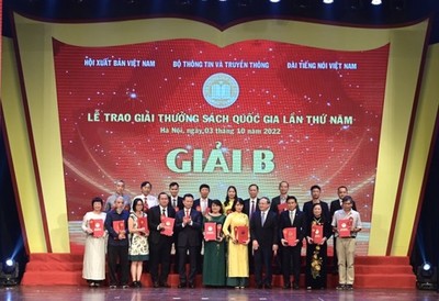 Lễ trao Giải thưởng Sách quốc gia lần thứ V đã diễn ra tại Hà Nội
