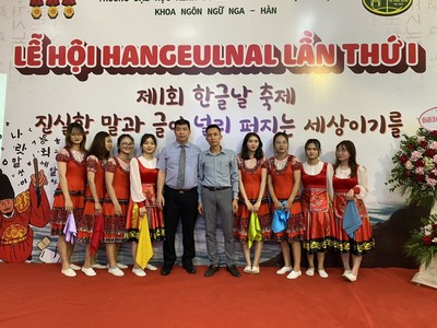 Lễ Hội Chữ Hàn “Hangeulnal” lần đầu tiên được tổ chức tại HUBT