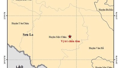 Động đất 3.2 độ richter gây rung lắc tại Mộc Châu