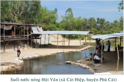 Bình Đình: Quy hoạch khu du lịch nghỉ dưỡng gần suối nước nóng Hội Vân