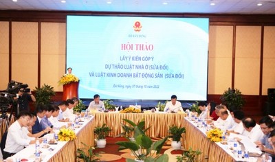 ​Lấy ý kiến góp ý Dự thảo Luật Nhà ở và Luật Kinh doanh BĐS tại TP Đà Nẵng