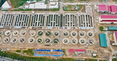 Nhà máy xử lý nước thải hơn 800 triệu USD ở Hà Nội ra sao sau 6 năm thi công?