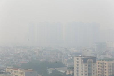 Sáng nay (11/10) Hà Nội và các tỉnh phía Bắc ô nhiễm không khí ở ngưỡng xấu