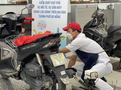 Đà Nẵng tham vấn Thí điểm kiểm soát khí thải xe mô tô, xe gắn máy