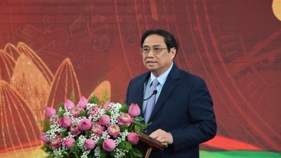Thủ tướng Chính phủ Phạm Minh Chính dự lễ ra mắt Kênh truyền hình quốc gia khu vực Tây Nam Bộ