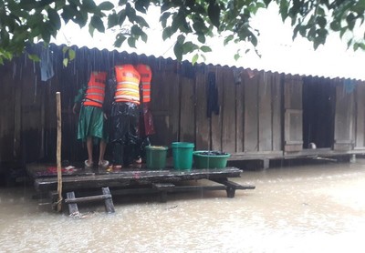 Mưa lớn khiến hàng trăm hộ dân ở Quảng Bình bị ngập