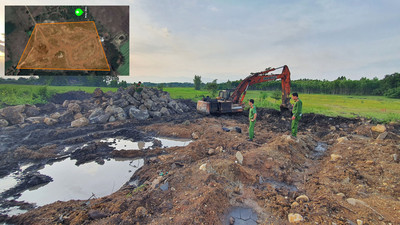 Gia Lai: Khai thác đá trái phép tại huyện Kông Chro vẫn tiếp diễn