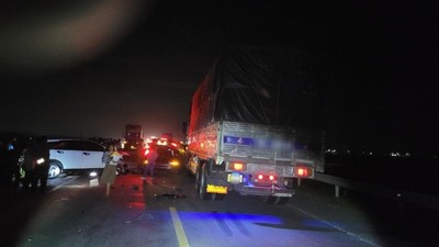 Tai nạn liên hoàn trên Quốc lộ 1 qua Quảng Ngãi