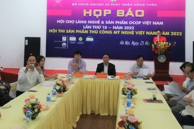 Sắp diễn ra Hội chợ làng nghề và sản phẩm OCOP Việt Nam lần thứ 18