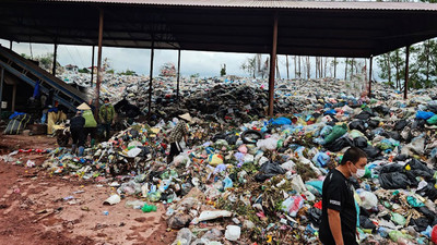 Bắc Giang đã có phương án xử lý hơn 1.000 tấn rác tồn lưu tại thị trấn Vôi