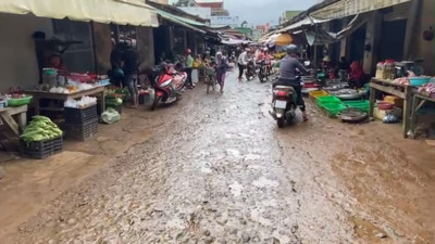 Mất an toàn giao thông, ô nhiễm môi trường tại chợ cũ Pơng Drang, Krông Buk, Đắk Lắk