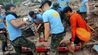 Bão nhiệt đới đổ bộ vào Philippines, số người chết tăng lên 72