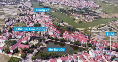 Đường sẽ mở theo quy hoạch ở xã Tiền Phong, Mê Linh, Hà Nội (phần 4)