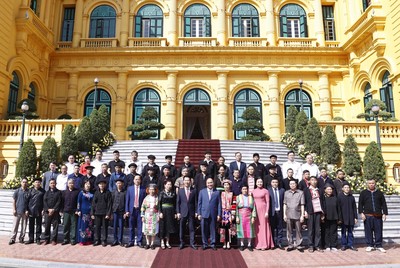 Chủ tịch nước gặp mặt đoàn đại biểu người có uy tín tiêu biểu tỉnh Hà Giang