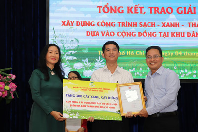 Tổng kết, trao giải Hội thi Xây dựng công trình sạch - xanh - thân thiện môi trường