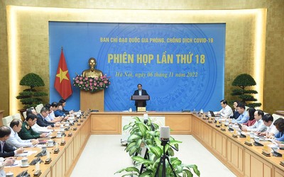 Thủ tướng chủ trì Phiên họp thứ 18 Ban Chỉ đạo phòng chống dịch COVID-19
