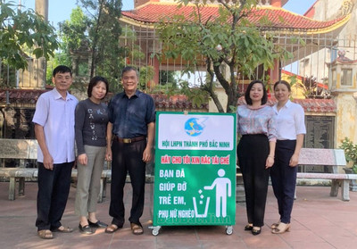 Bắc Ninh: Hội LHPN TP Bắc Ninh triển khai mô hình “Thu gom rác thải tái chế”