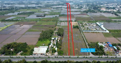 Toàn cảnh đường vành đai 3 sẽ mở theo quy hoạch tại xã Tân Hiệp, Hóc Môn, TP HCM